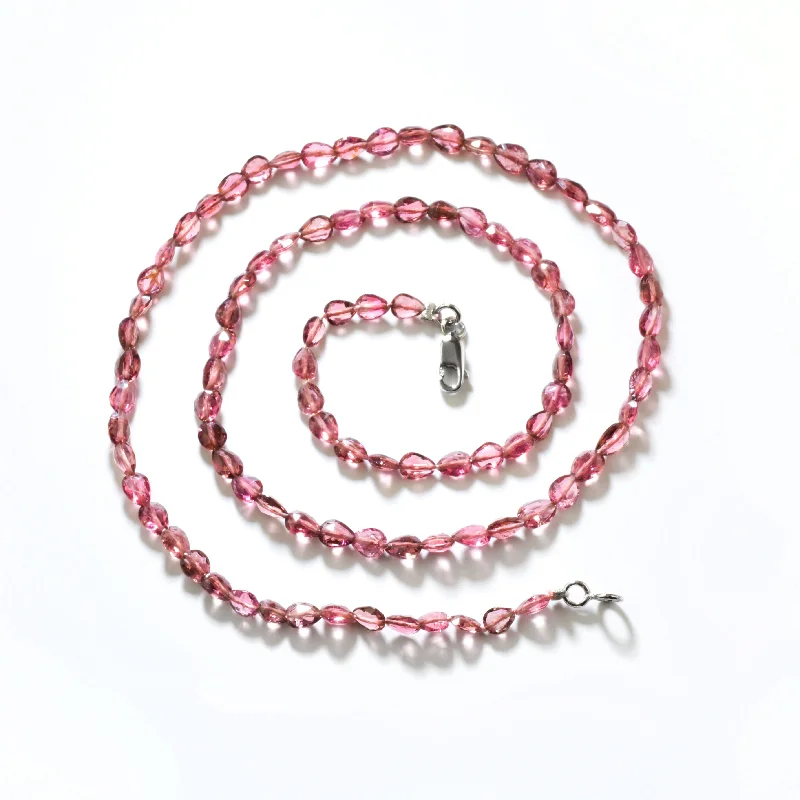 Wide chain necklaces-Pretty Pink Tourmaline Beads