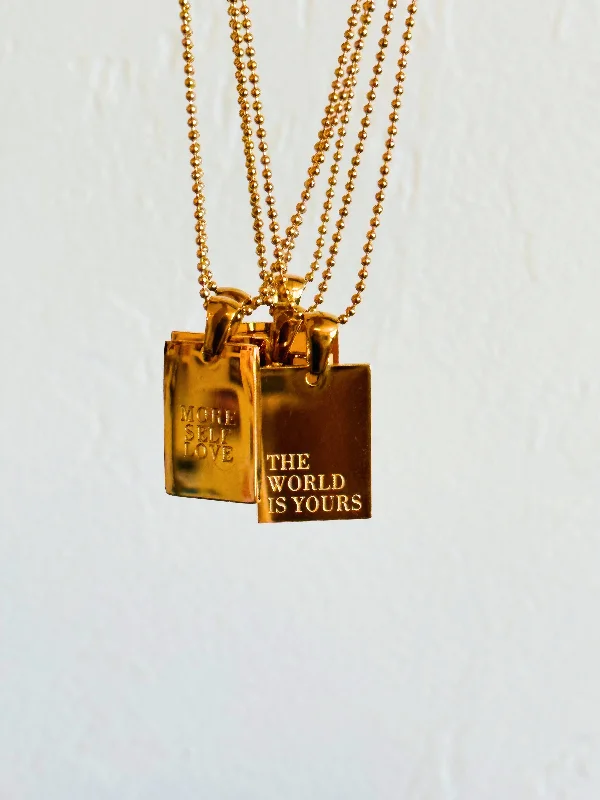 Persian style necklaces-The World is Yours Empowerment Necklace