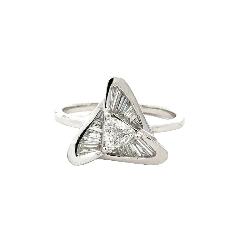 Offbeat rings-Women's Diamond Fashion Ring