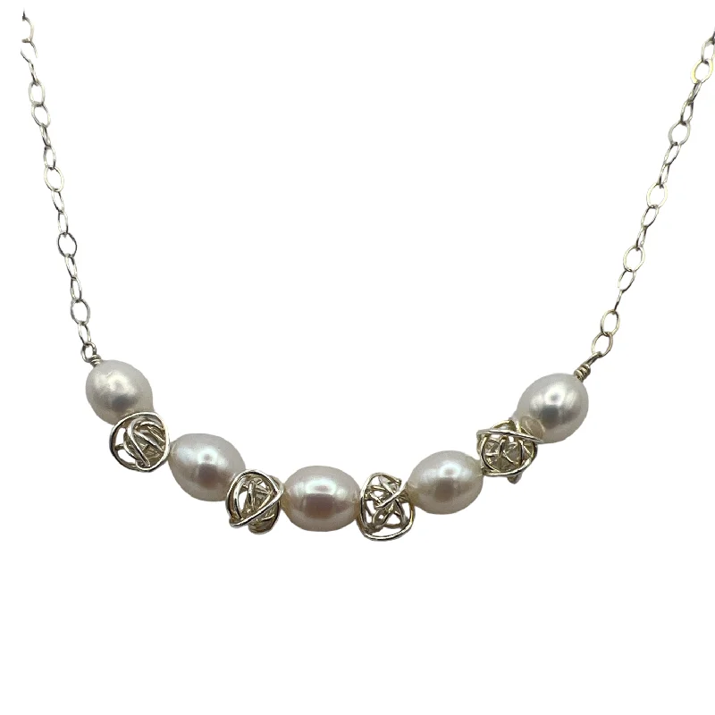 Suede cord necklaces-3198 - Purity Pearl Necklace