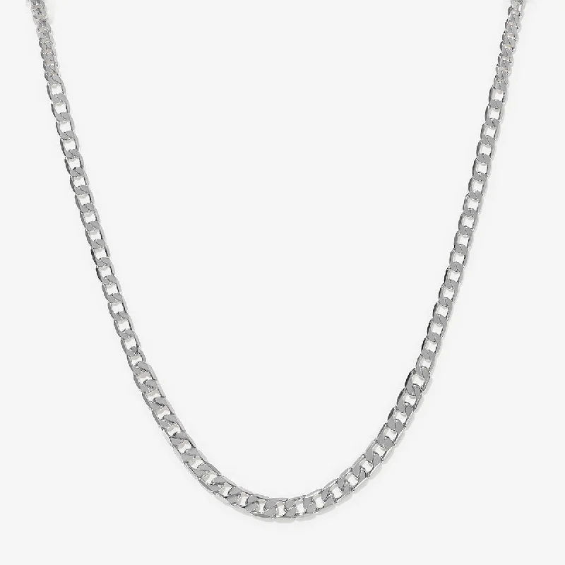 Twist knot necklaces-Jacque curb chain necklace