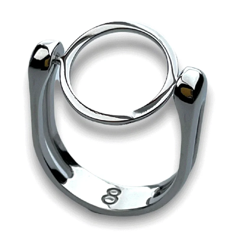 Fine rose rings-Circle-Shaped Fidget Ring