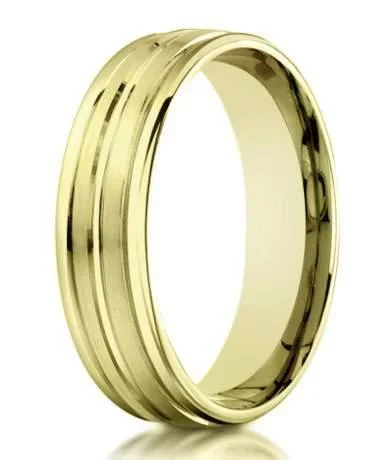 Hematite rings-Designer 14K Yellow Gold Men's Wedding Ring, Modern Bands | 4mm