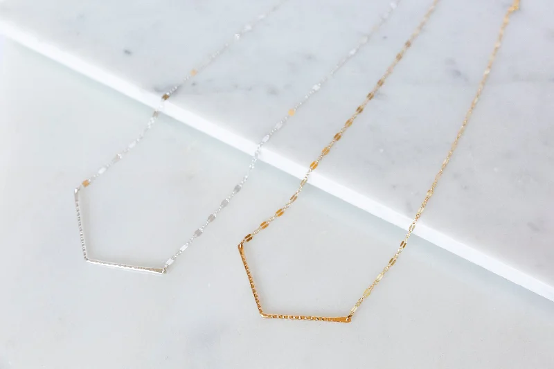 Drop lariat necklaces-V necklace