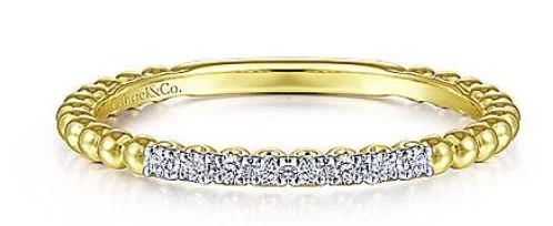 Mixed-tone rings-14 Karat Yellow Women's Diamond Fashion Ring