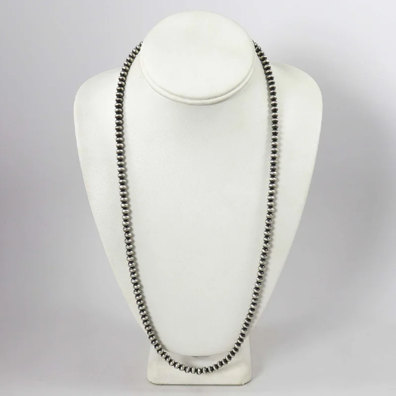 Four-layer necklaces-Navajo Pearl Necklace