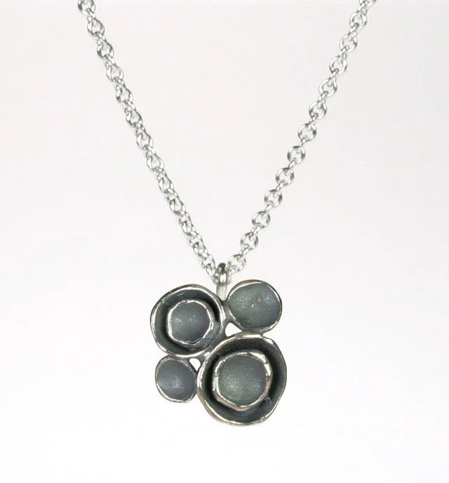 Futuristic necklaces-Four Pod Pendant