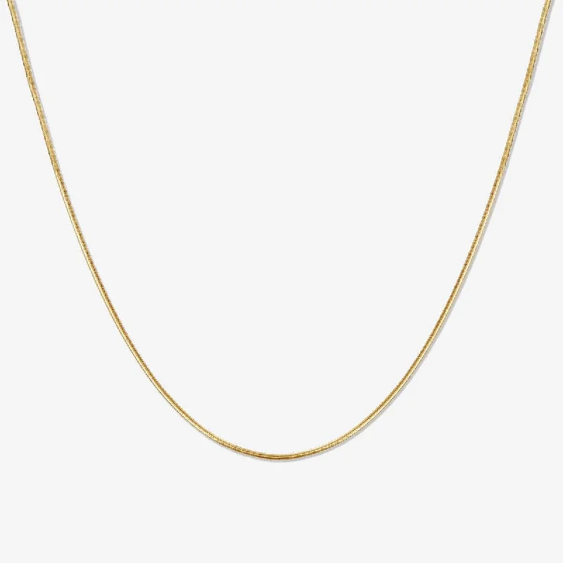 Linked knot necklaces-Eli snake chain necklace