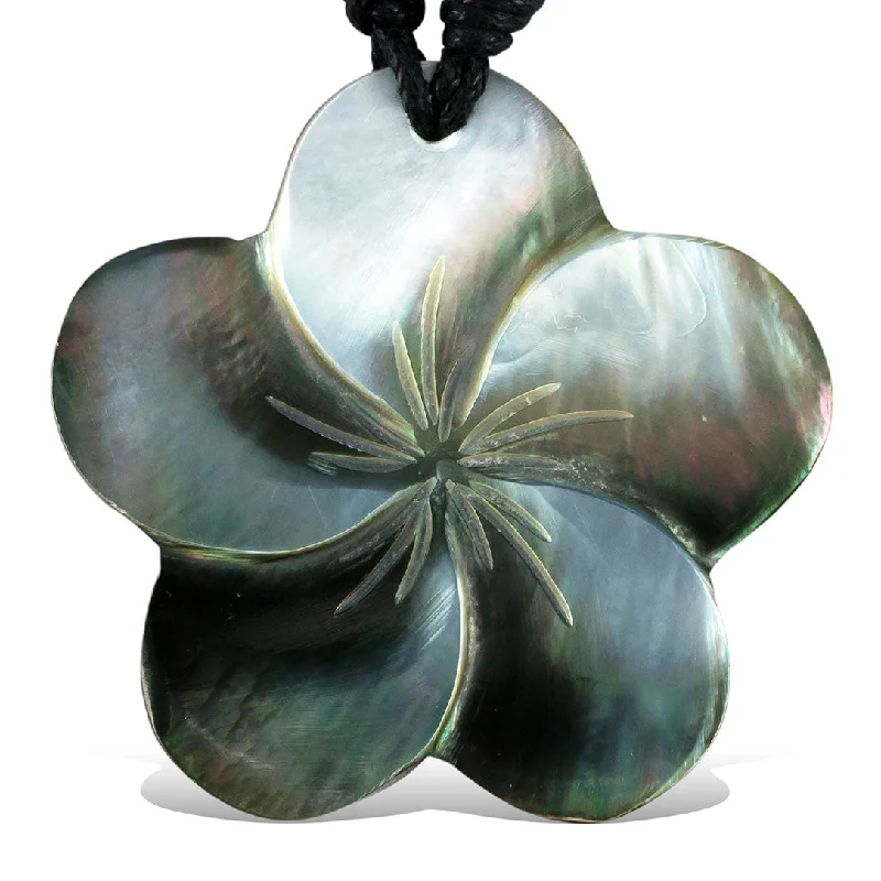 Four-layer necklaces-Shell Flower Pendant