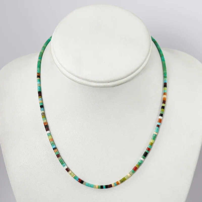 Amber stone necklaces-Mosaic Bead Necklace