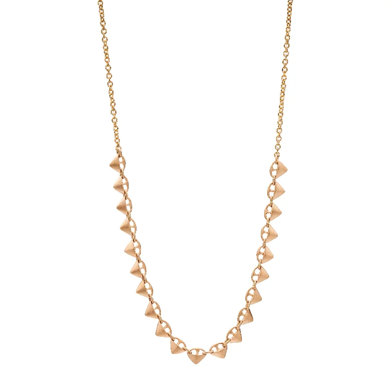 Regency style necklaces-Gillian Conroy 14k Matte Gold Danielle Thorn Necklace