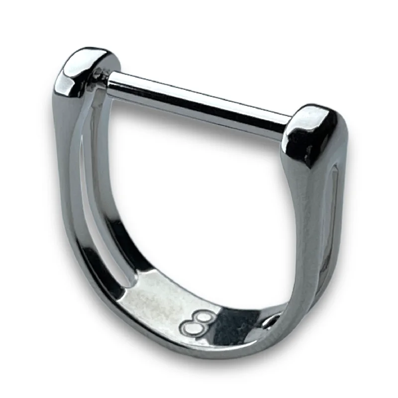 Mixed-tone rings-CrossBar™ Roller Click n Roll Fidget Ring for Anxiety