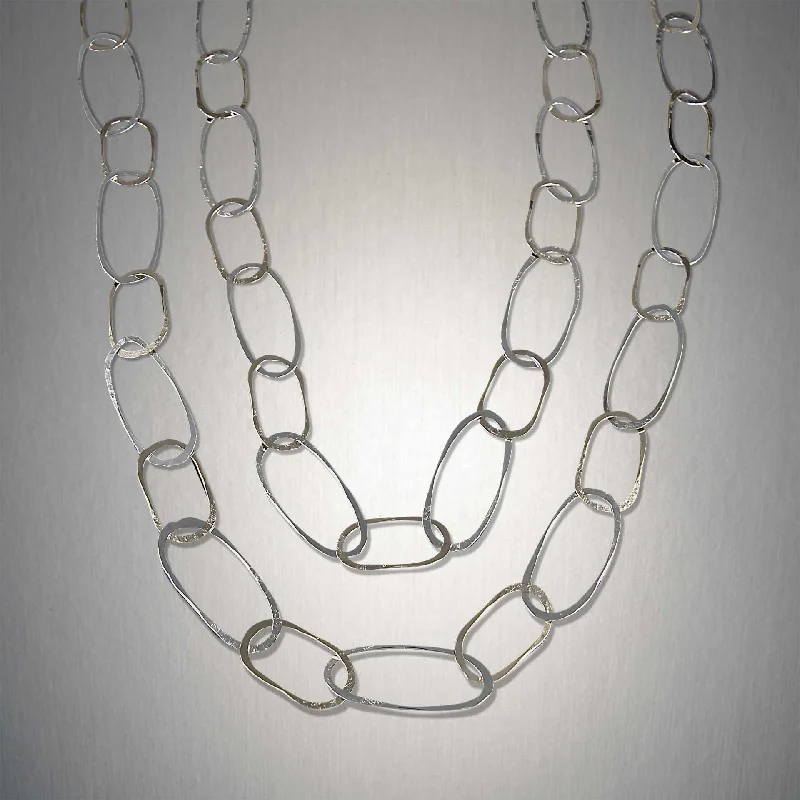 Ridged disc necklaces-3035 - Eclipse Chain