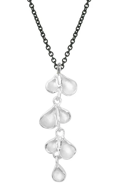 Soft shape necklaces-Long Petal Pod Pendant