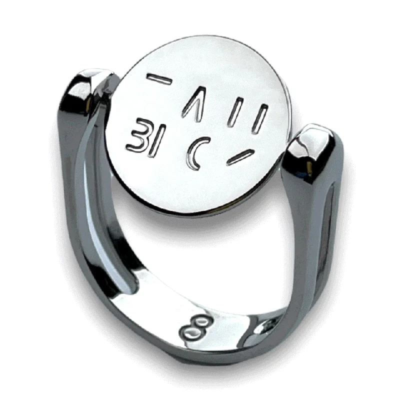 Multi-stone rings-IT WILL BE OK Hidden Word Click n Spin Fidget Ring