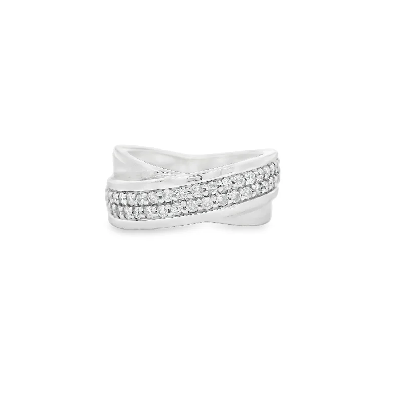 Cultured pearl rings-Women's Diamond Fashion Ring