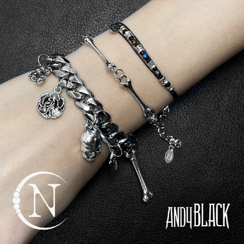 Vintage deco bangles-Don't Die In Vain NTIO 2 Piece Bracelet Bundle By Andy Biersack