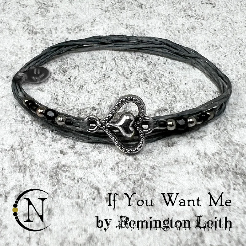 Ridged metal bangles-If You Want Me NTIO Bracelet by Remington Leith