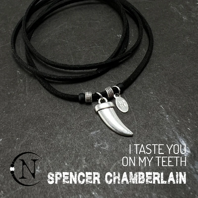 Etched cuff bracelets-I Taste You On My Teeth NTIO Bracelet by Spencer Chamberlain