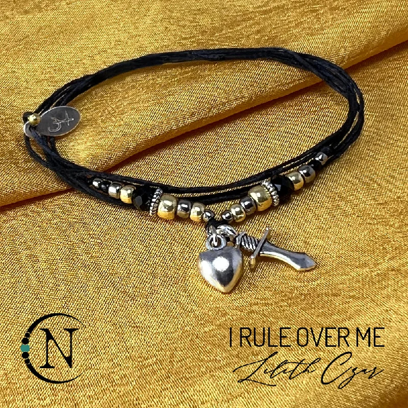 Amber bead bracelets-I Rule Over Me NTIO Bracelet by Lilith Czar