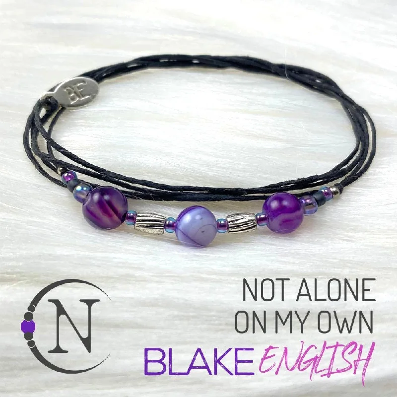 Hollowed cuff bracelets-Not Alone On My Own NTIO Bracelet by Blake English