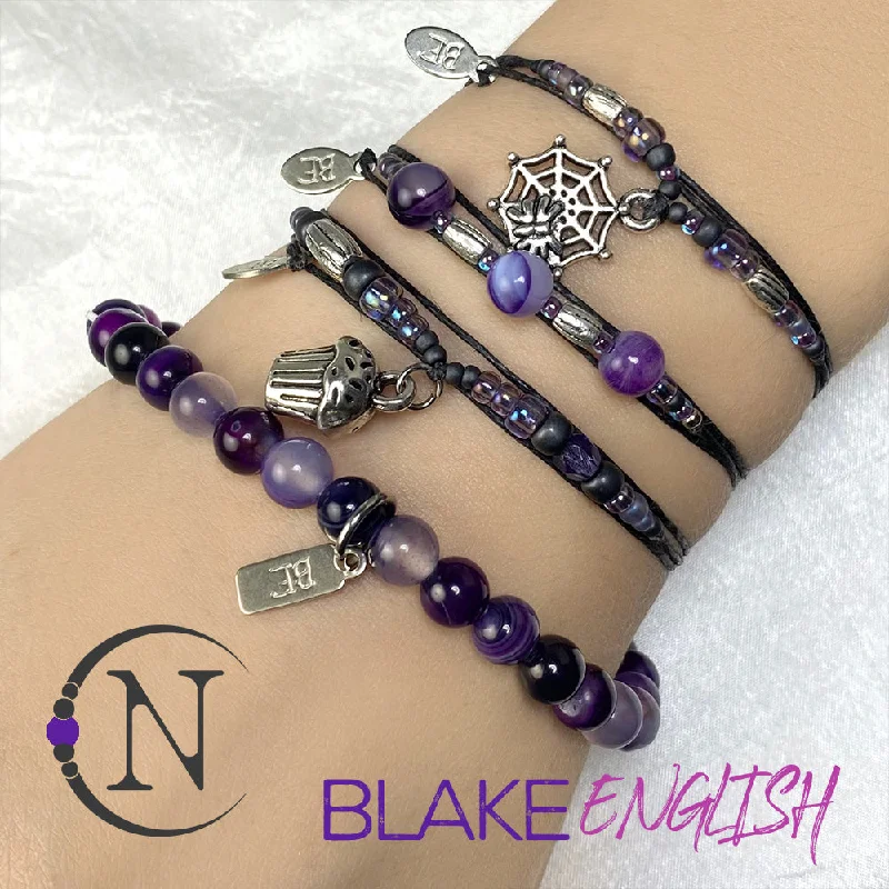 Glowing star bangles-Telling Fables 4 Piece NTIO Bracelet Bundle by Blake English