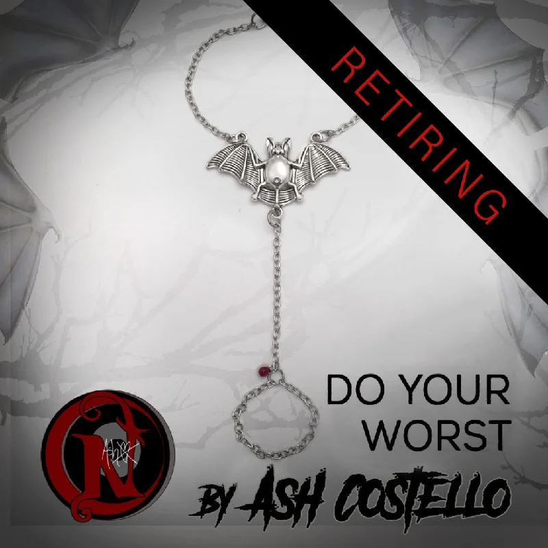 Linked charm bangles-Do Your Worst NTIO Bracelet by Ash Costello