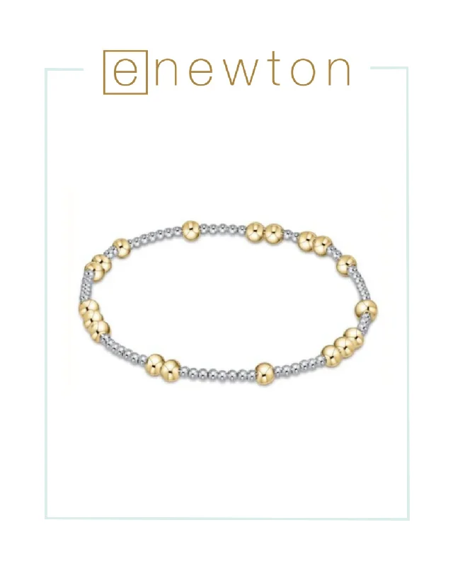 Morganite bangles-E-Newton Hope Unwritten Bracelet - Mixed Metal