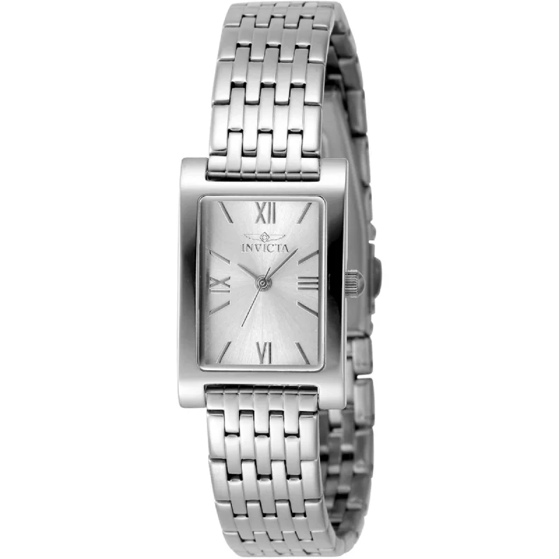 Shimmering druzy bangles-Invicta Women's Watch - Angel Quartz Silver Tone Dial Stainless Steel Bracelet | 48146