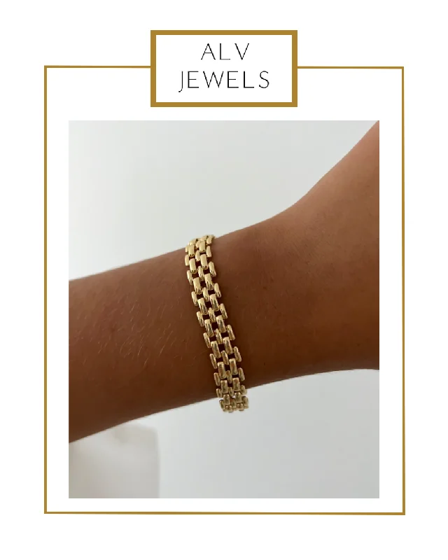 Soft shape bangles-Navi Chain Bracelet | ALV Jewels