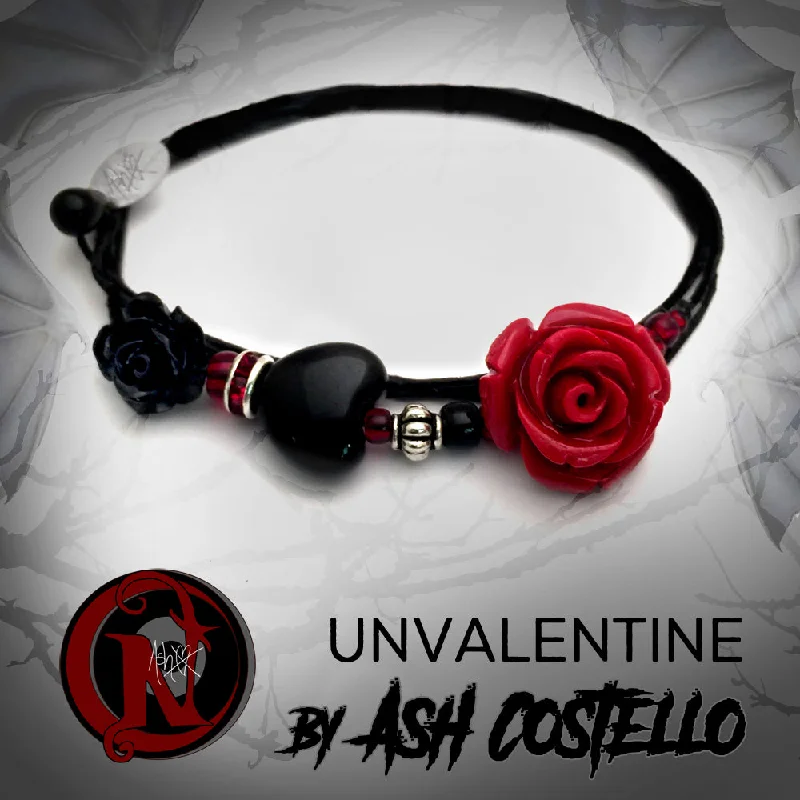 Hollowed cuff bracelets-Unvalentine NTIO Bracelet by Ash Costello