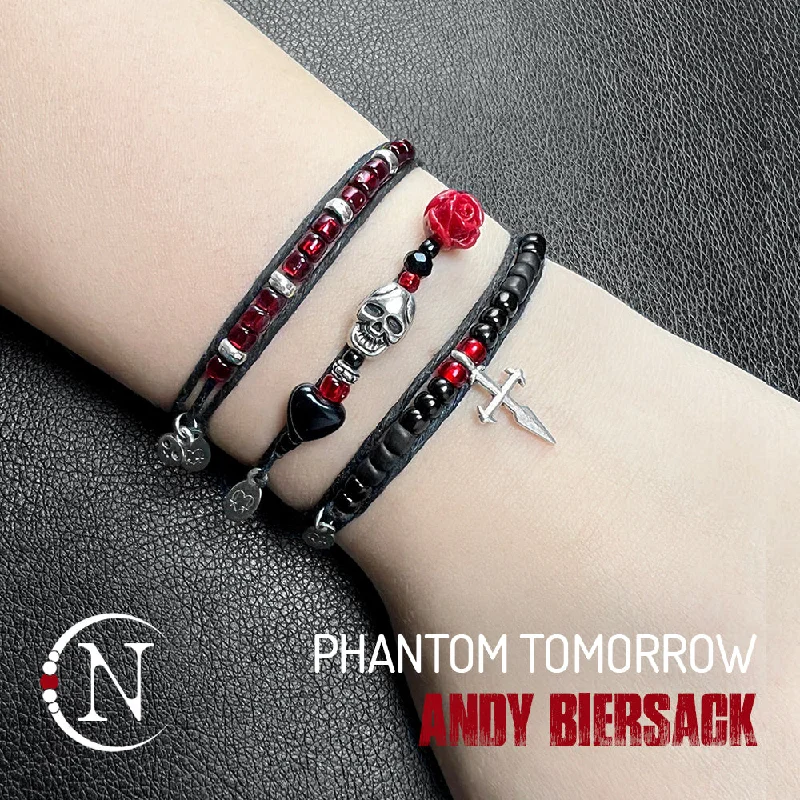 Shimmering druzy bangles-3 Piece Phantom Tomorrow NTIO Bracelet Bundle by Andy Biersack