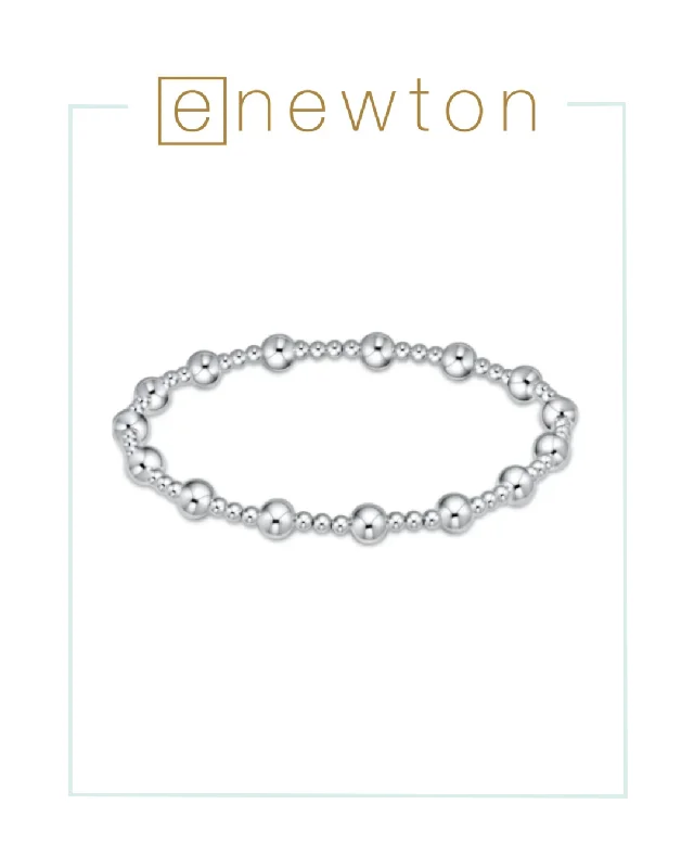 Charm eye bangles-E Newton Extends | Classic Sincerity Pattern 4mm Bead Bracelet - Sterling