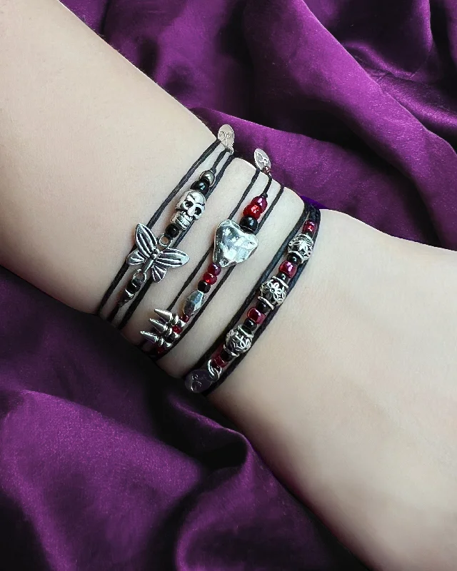 Broad geometric bangles-3 Piece NTIO Bracelet Bundle by Johnnie Guilbert