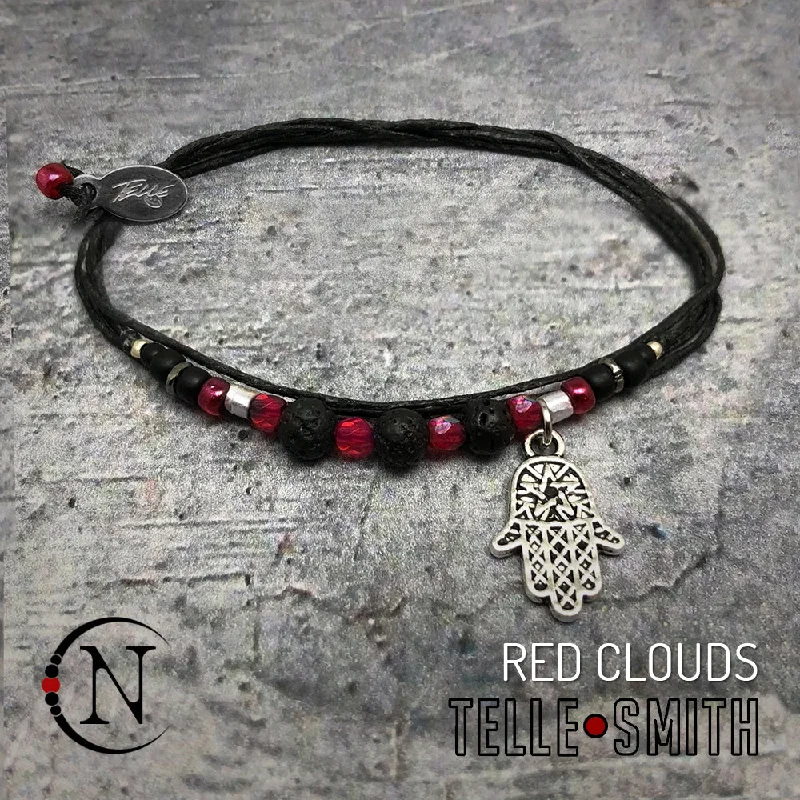 Coiled wire bangles-Red Clouds NTIO Bracelet by Telle Smith *5 More!