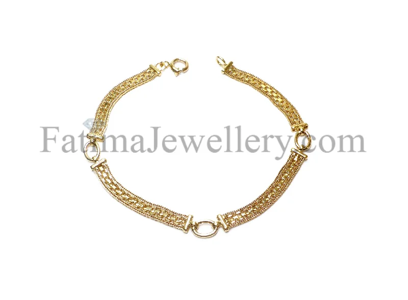 Linked chain bracelets-Bracelet - Women's bracelet