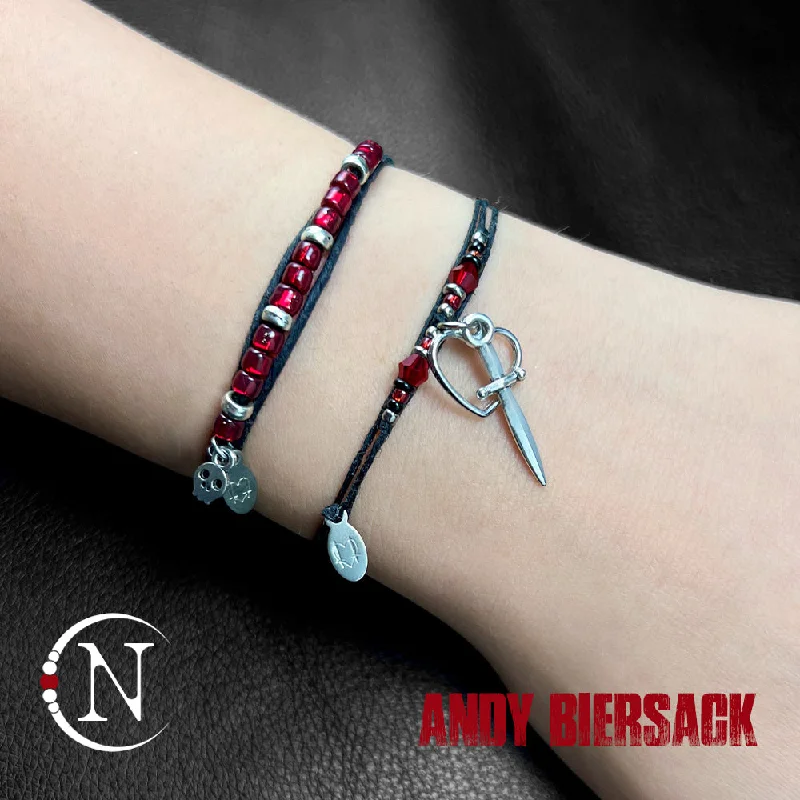 Braided rope bracelets-Bare My Soul 2 Piece Rebel Bracelet Bundle by Andy Biersack