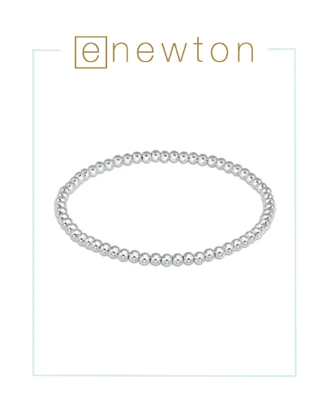 Glossy velvet bracelets-E Newton Classic Sterling Bead Bracelet