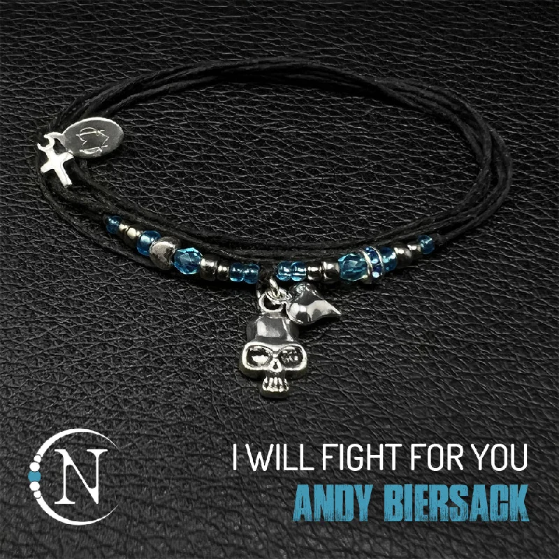 Cultured pearl bracelets-I Will Fight For You NTIO Bracelet by Andy Biersack