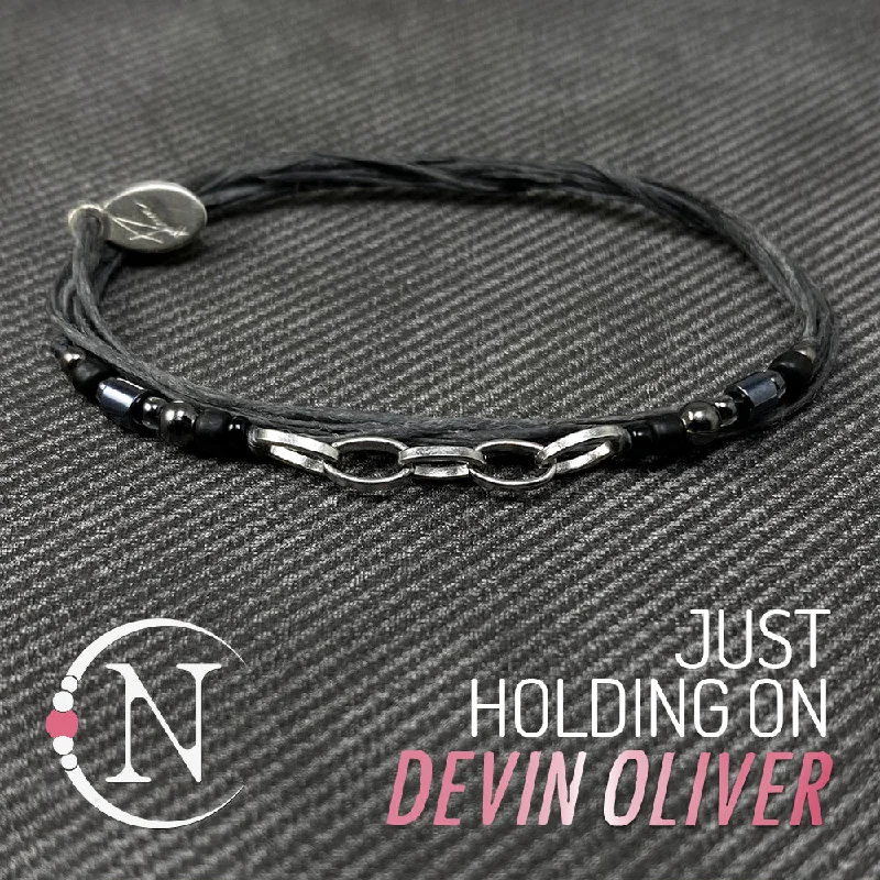 Wicker weave bangles-Just Holding On NTIO Bracelet by Devin Oliver