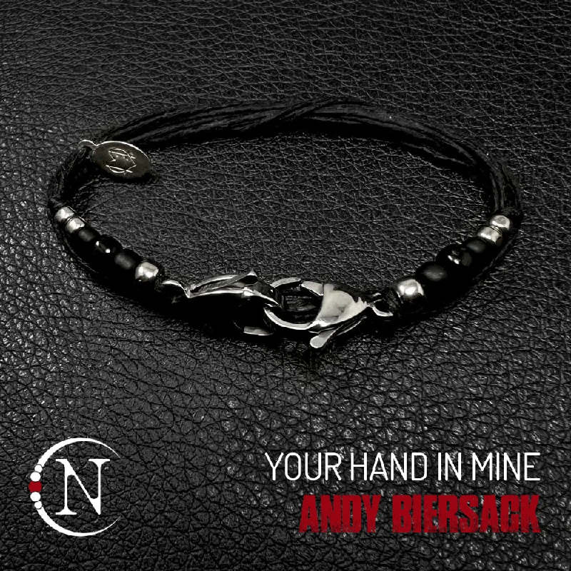 Raw wood bracelets-Your Hand In Mine NTIO Bracelet by Andy Biersack