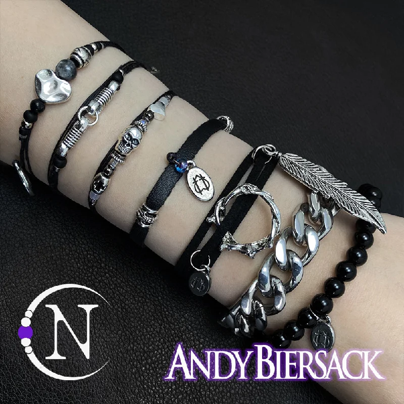 Bead charm bracelets-The Night 5 Bracelet Bundle By Andy Biersack